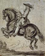 Abraham Jansz Van Diepenbeeck William duke of Newcastle, to horse France oil painting artist